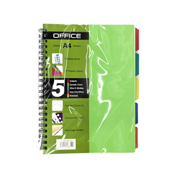 Carnet A4 cu diviziuni ST04064