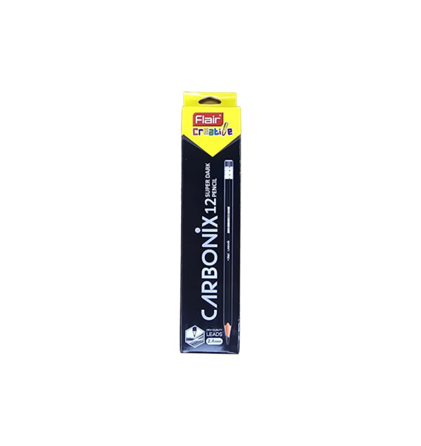 Creion CONTE FLAIR Carbonix cu guma set  /12 - imagine 4